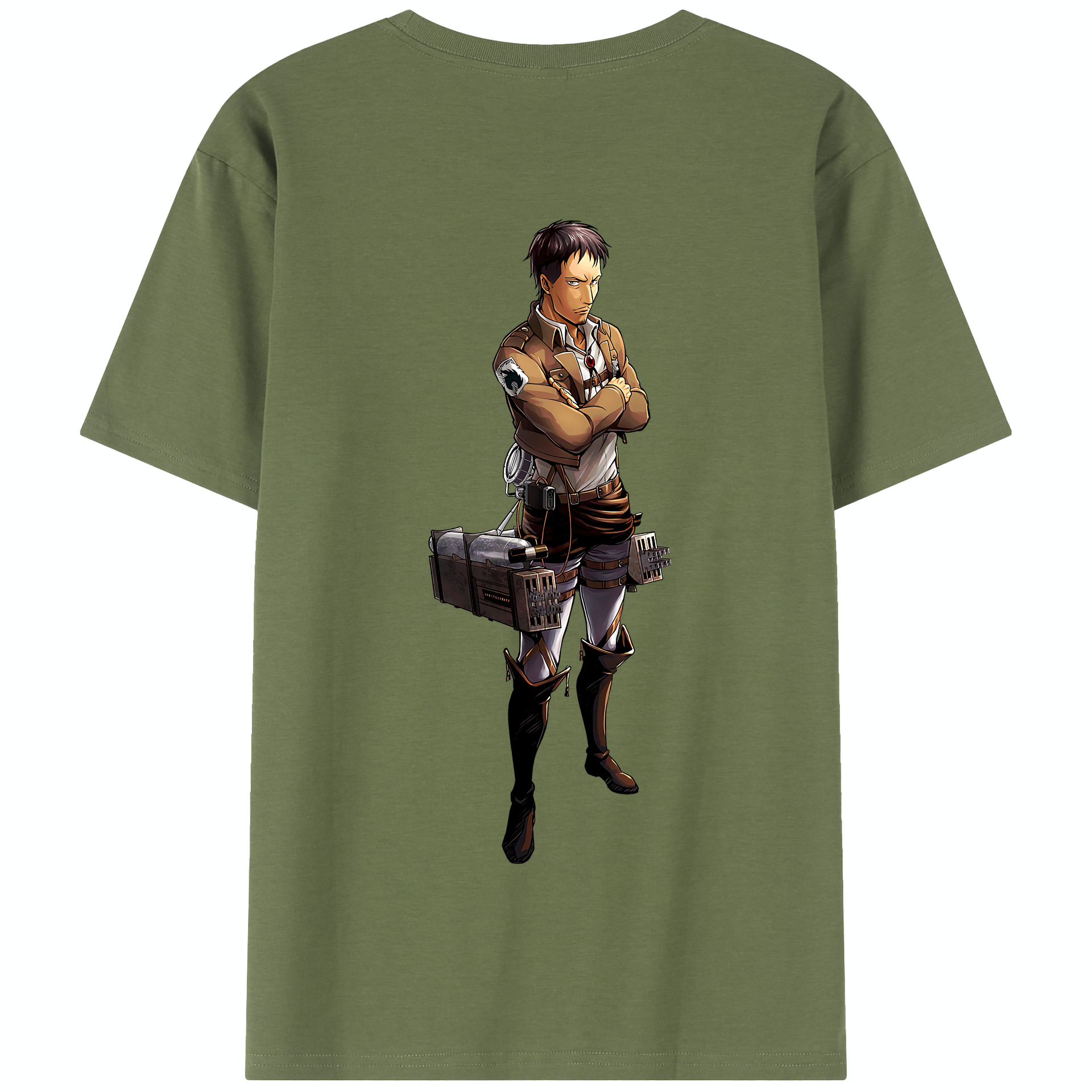 （画像用） 進撃の巨人 Attack on Titan 綿100％半袖Tシャツ（背面プリント）